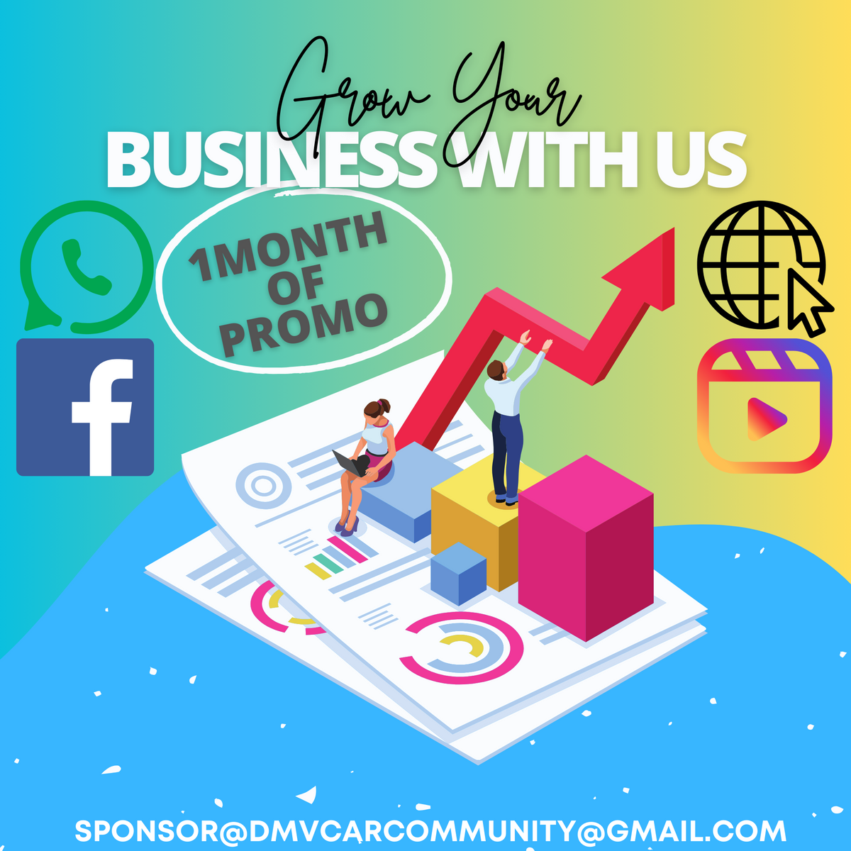 1 Month Digital Sponsorship